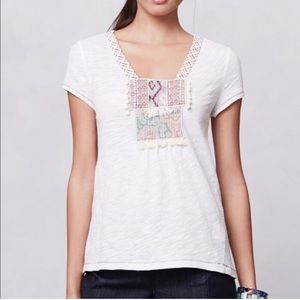 Anthropologie Top Pom Pom | Meadow Rue